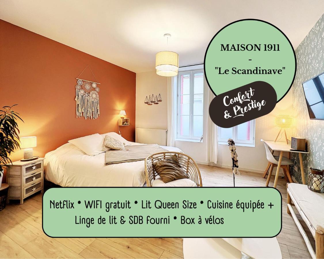 Appart Le Scandinave - Maison 1911 - Confort & Prestige Gien Buitenkant foto